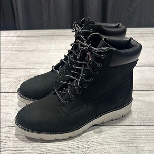 Women’s Timerland Rebotl Lace Up Ankle Boots size 6 black